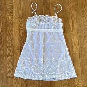 Victoria's Secret Sheer Lace Chemise Slip size Small